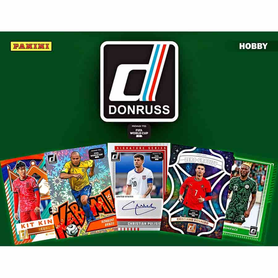 2025-26 Donruss Road to FIFA World Cup Soccer Hobby Box (2Auto/Memo)