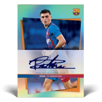 Barcelona 2021-22 TOPPS BOX Offizielles Team-Set