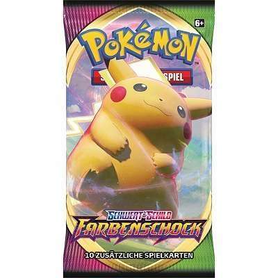 POKEMON 10 Pokemon Farbenschock Booster deutsch