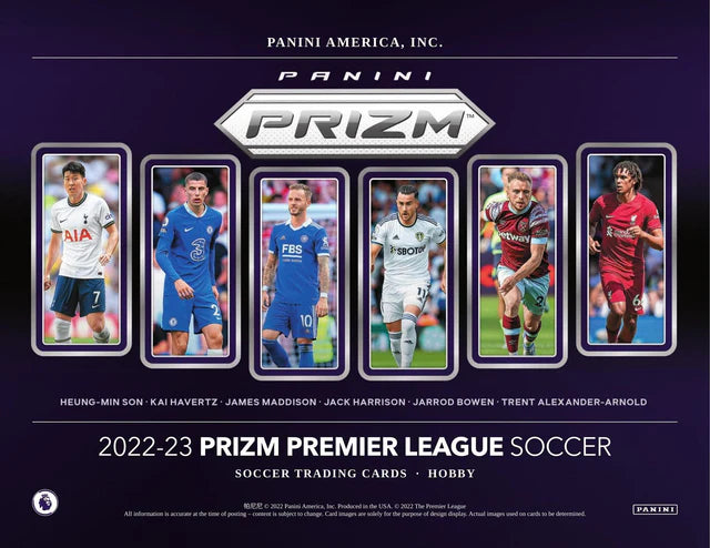 SOCCER 2022-23 Panini Prizm EPL Soccer Cards Box (1) Autographed