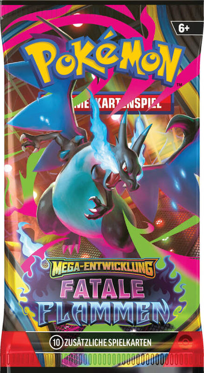 POKEMON Mega-Entwicklung: Fatale Flammen Booster-Display (36 Packs) DE
