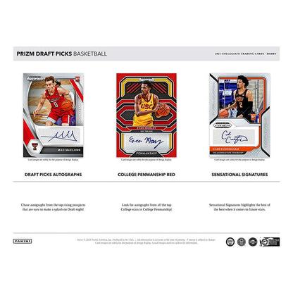 NBA 2021 Panini Prizm Draft Picks Collegiate Basketball choice box  1 Auto