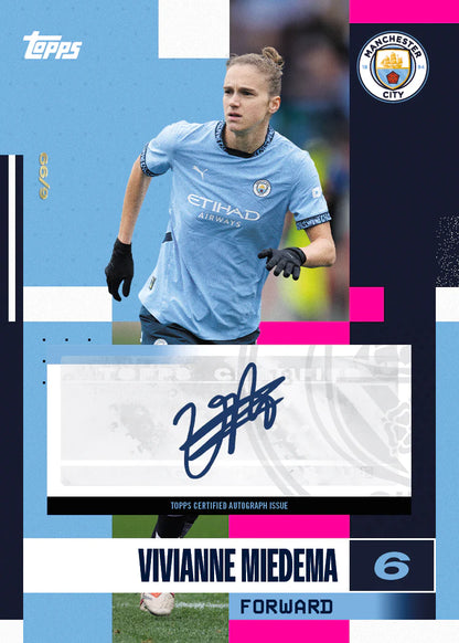 SOCCER Topps Manchester City FC Team Set 2024/25 (1 auto or relic)