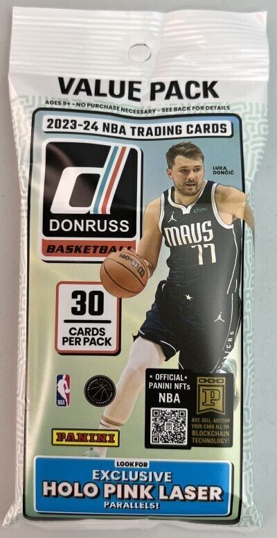 NBA 2023-24 Panini Donruss Basketball Fat Pack Box 12 Packs