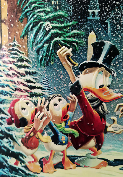 BARKS Mini LITHOGRAPHIE A Christmas Trimming Signed Limited Edition Lithograph (1999) 595 Ex