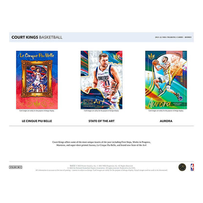 NBA 2021-22 panini court kings basketball hobby box