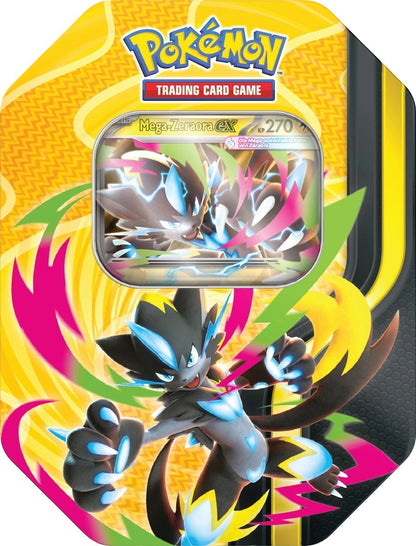 Pokemon Mega-Kräfte alle 3x Tin Boxen 2026 Darkrai, Dragoran & Zeraora Tins im Set DE