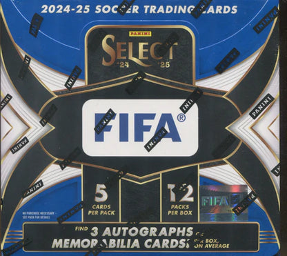 SOCCER 2024-25 Panini Select FIFA Hobby Box (3 Auto/Memo)