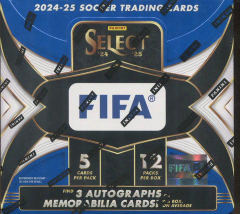 SOCCER 2024-25 Panini Select FIFA Hobby Box (3 Auto/Memo)