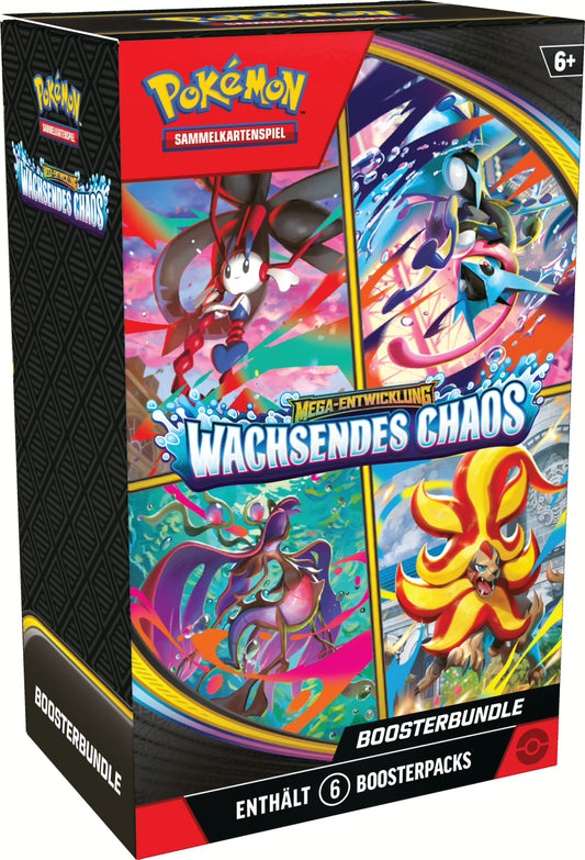 POKEMON Wachsendes Chaos 6er Booster bundle DE (Vorbestellung !! erscheint voraussichtlich 22. Mai 2026)