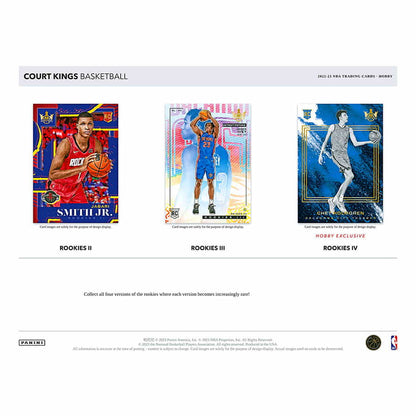 NBA 2022-23 Panini Court Kings Basketball Hobby box (2 auto/memo)