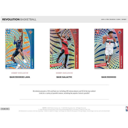 NBA 2020-21 panini revolution basketball hobby box