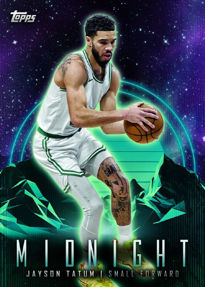 NBA 2023/24 Topps Midnight Basketball - Hobby Box (3 Autogramme)
