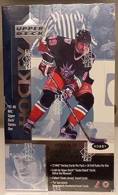 NHL 1997-98 Upper Deck Hockey Hobby Series 1 Unopened Box