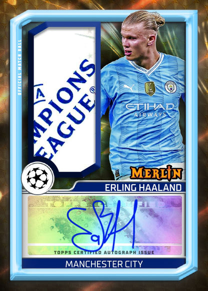 SOCCER Topps 2023-24 UCC Merlin - Hobby Box  Lamine Yamal