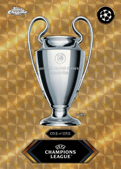 SOCCER 2023-24 Topps Chrome UEFA Club Competitions - Hobby Box Yamal RC