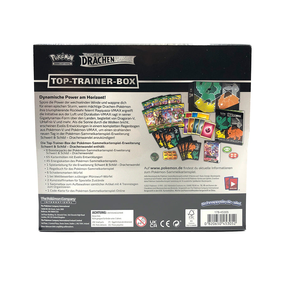 POKEMON Drachenwandel TTB  Top Trainer Box DE