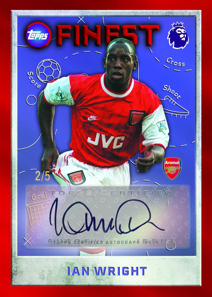 SOCCER Topps Finest Premier League 2026 - Hobby Box (2 Auto) (Vorbestellung !! erscheint voraussichtlich 23. April 2026)