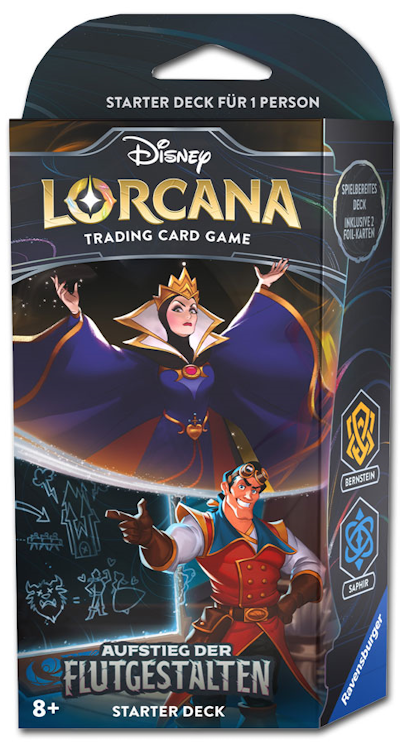DISNEY Lorcana 2 –  Aufstieg der Flutgestalten Starter 1.Auflage, deutsch