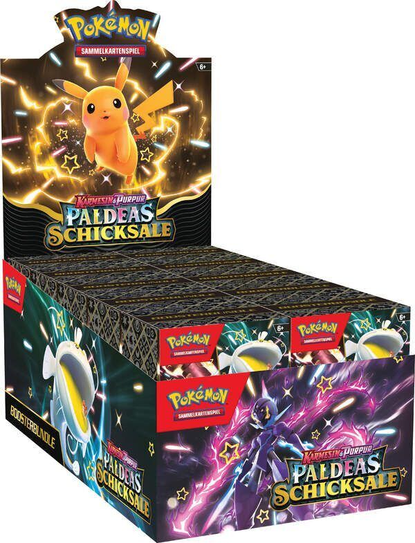 POKEMON 10x Paldeas Schicksale 6er Booster Bundle Deutsch in einer Box