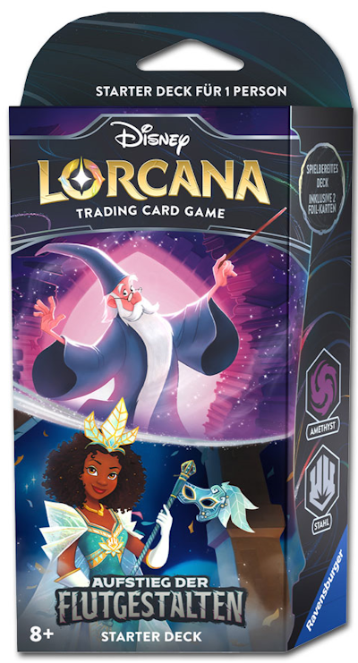 DISNEY Lorcana 2 –  Aufstieg der Flutgestalten Starter 1.Auflage, deutsch