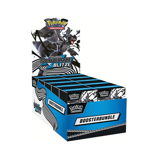 POKEMON Schwarze Blitze Booster Bundle Case DE
