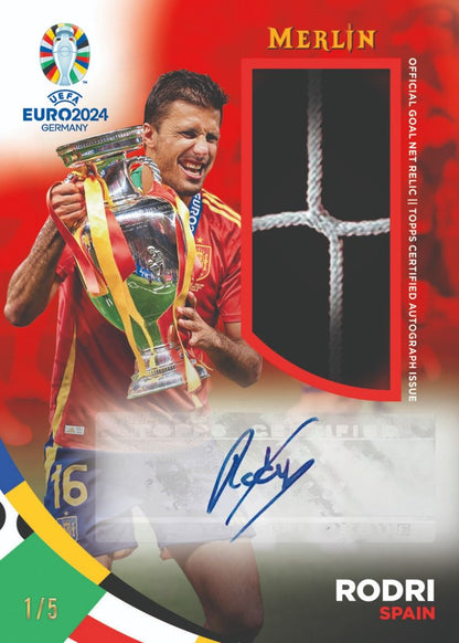 SOCCER Topps Chrome UEFA EURO 2024 Hobby Box 1 Auto Possible Yamal RC