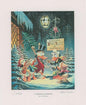 BARKS Mini LITHOGRAPHIE A Christmas Trimming Signed Limited Edition Lithograph (1999) 595 Ex