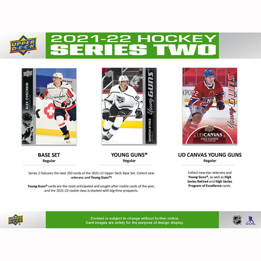 NHL 2021-22 Upper Deck Series 2 Hockey Blaster Box