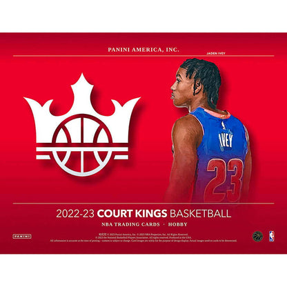 NBA 2022-23 Panini Court Kings Basketball Hobby box (2 auto/memo)